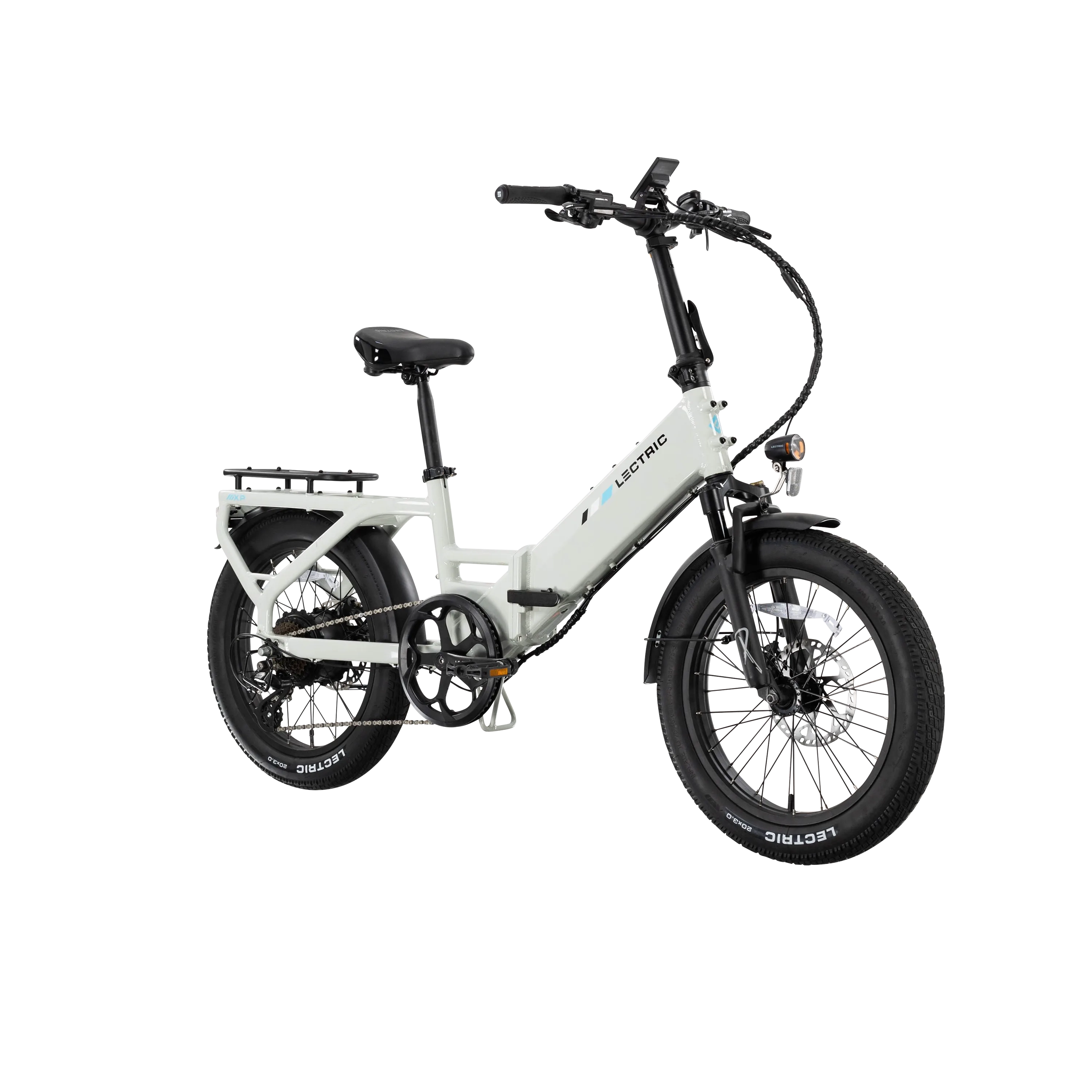 XP4 750 Step-Thru Stratus White   FREE LevelUp Rack, Comfort Seat, Suspension Seat Post, Elite Headlight, Bike Lock ($356 Value)
