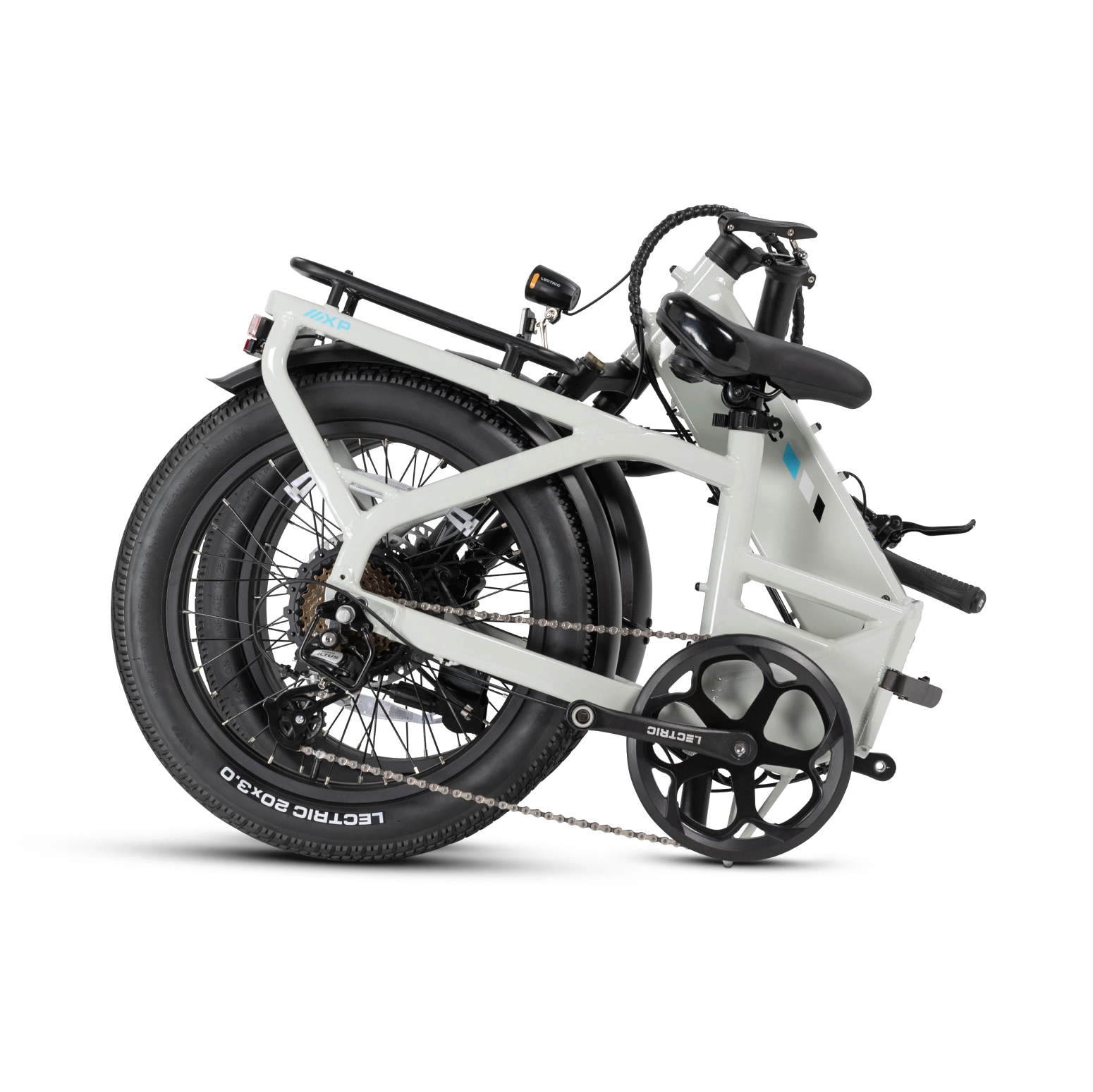 XP4 750 Step-Thru Stratus White   FREE LevelUp Rack, Comfort Seat, Suspension Seat Post, Elite Headlight, Bike Lock ($356 Value)