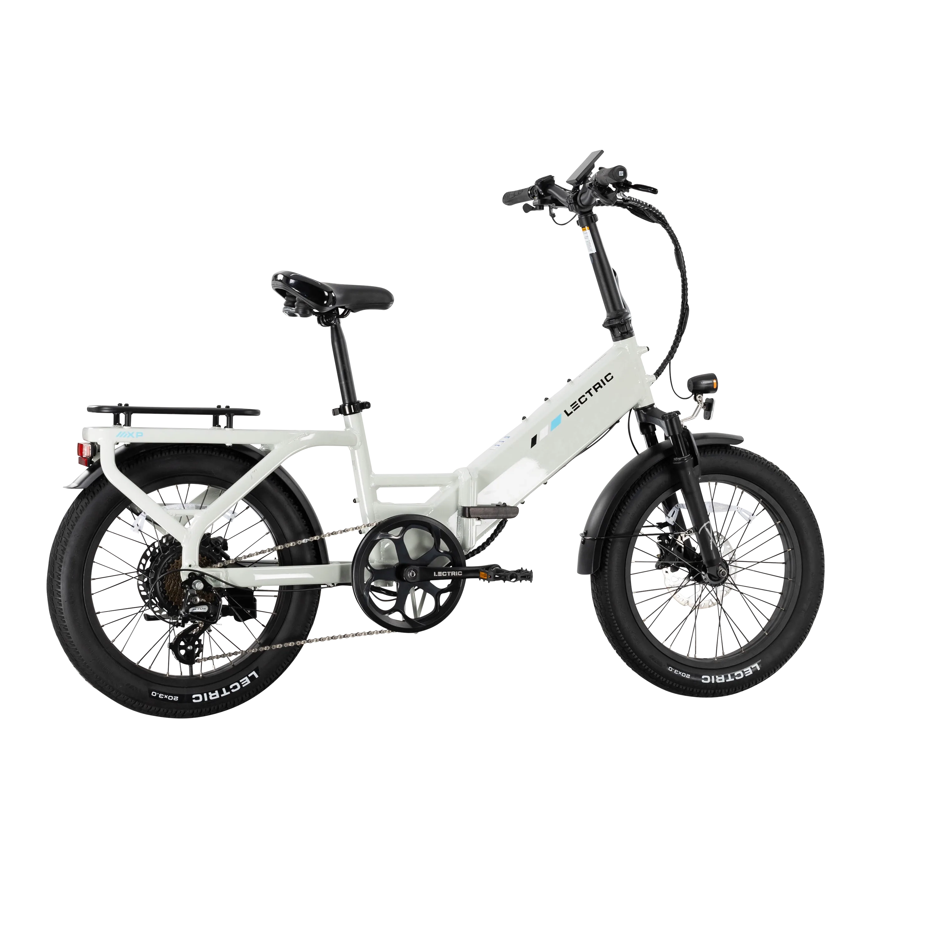 XP4 750 Step-Thru Stratus White   FREE LevelUp Rack, Comfort Seat, Suspension Seat Post, Elite Headlight, Bike Lock ($356 Value)