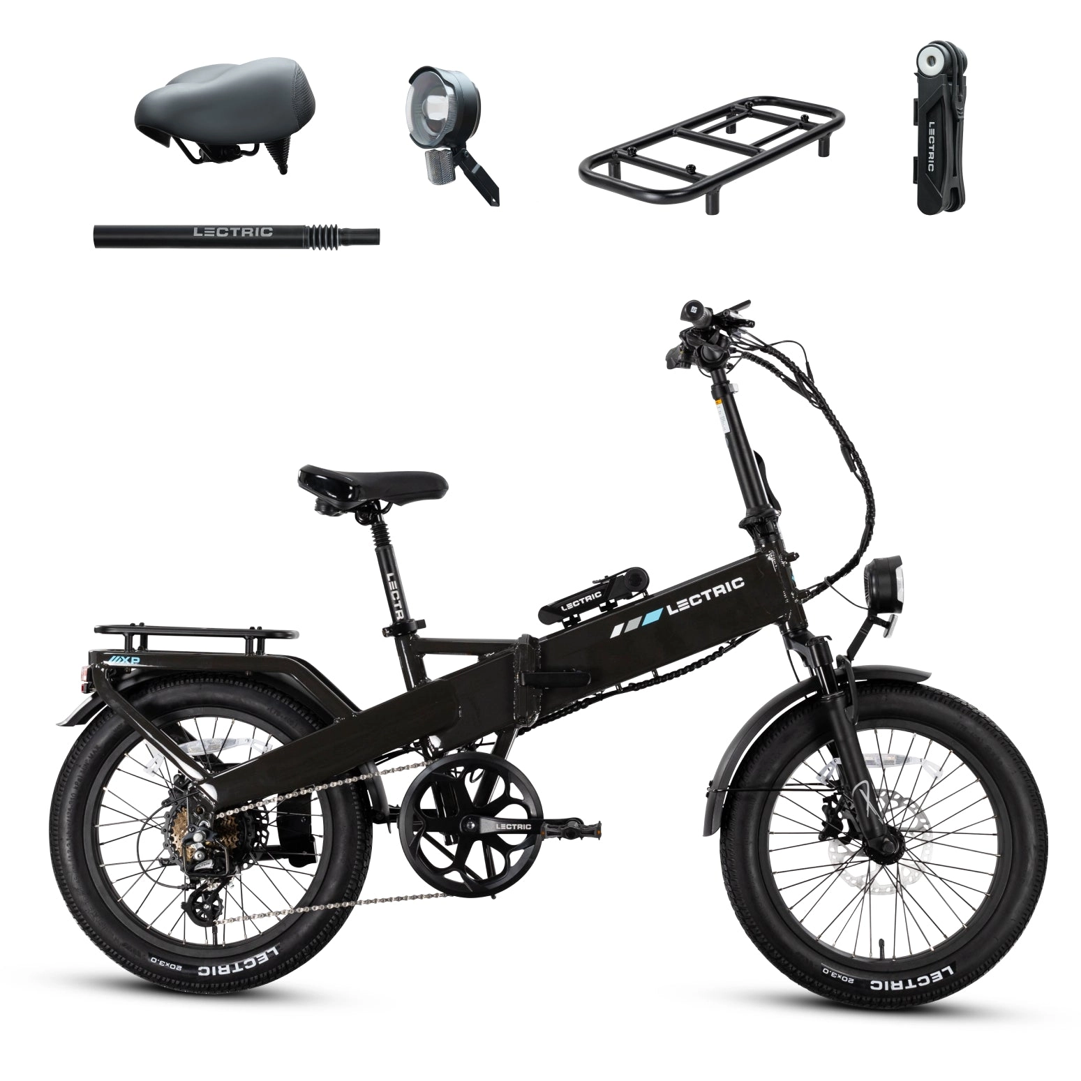 XP4 750 Tempest Grey   FREE LevelUp Rack, Comfort Seat, Suspension Seat Post, Elite Headlight, Bike Lock ($356 Value)