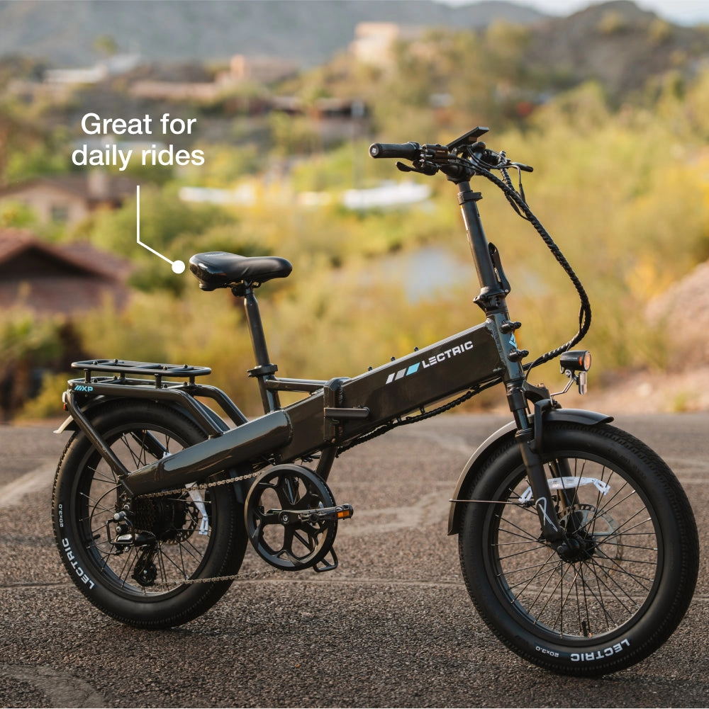 XP4 750 Tempest Grey   FREE LevelUp Rack, Comfort Seat, Suspension Seat Post, Elite Headlight, Bike Lock ($356 Value)